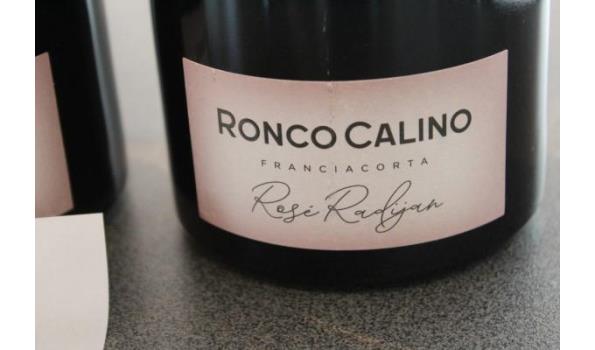 3 flessen à 75cl rosé wijn Ronco Calino